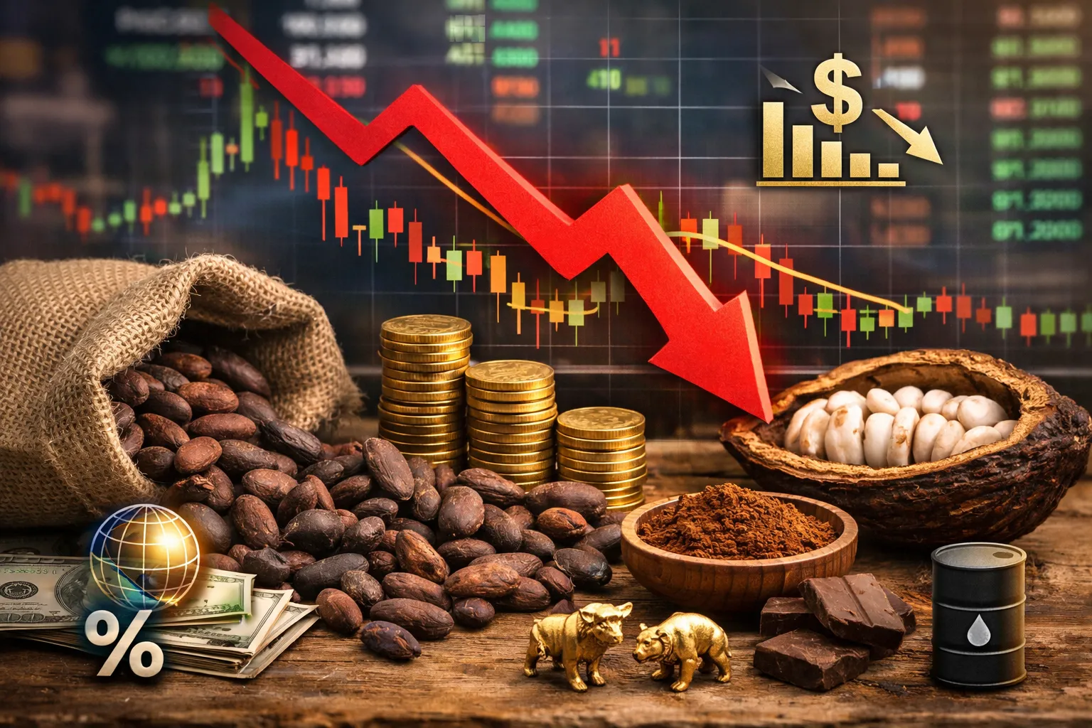 لماذا تنخفض أسعار الكاكاو؟ | تحليل العوامل وتأثيراتها على السوق